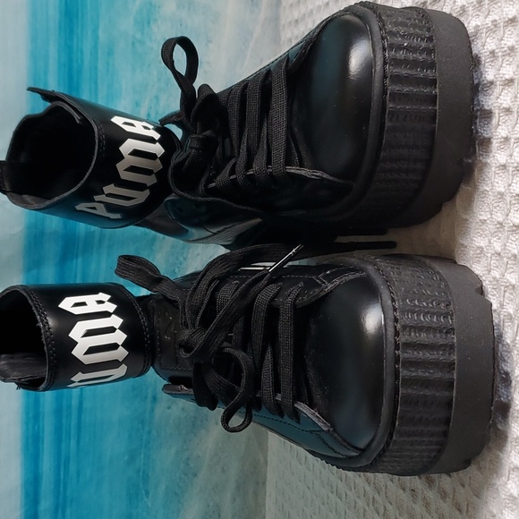 PUMA Fenty by Rihanna Creeper ankle Strap sneakers size 7.5 - Picture 10 of 13